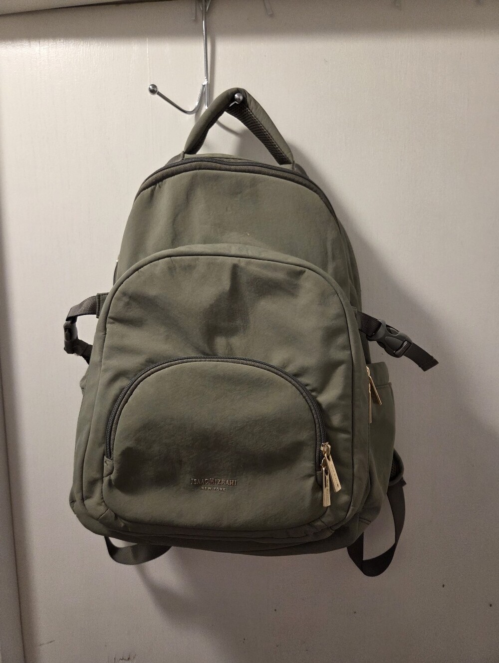Casual Olive Green Backpack